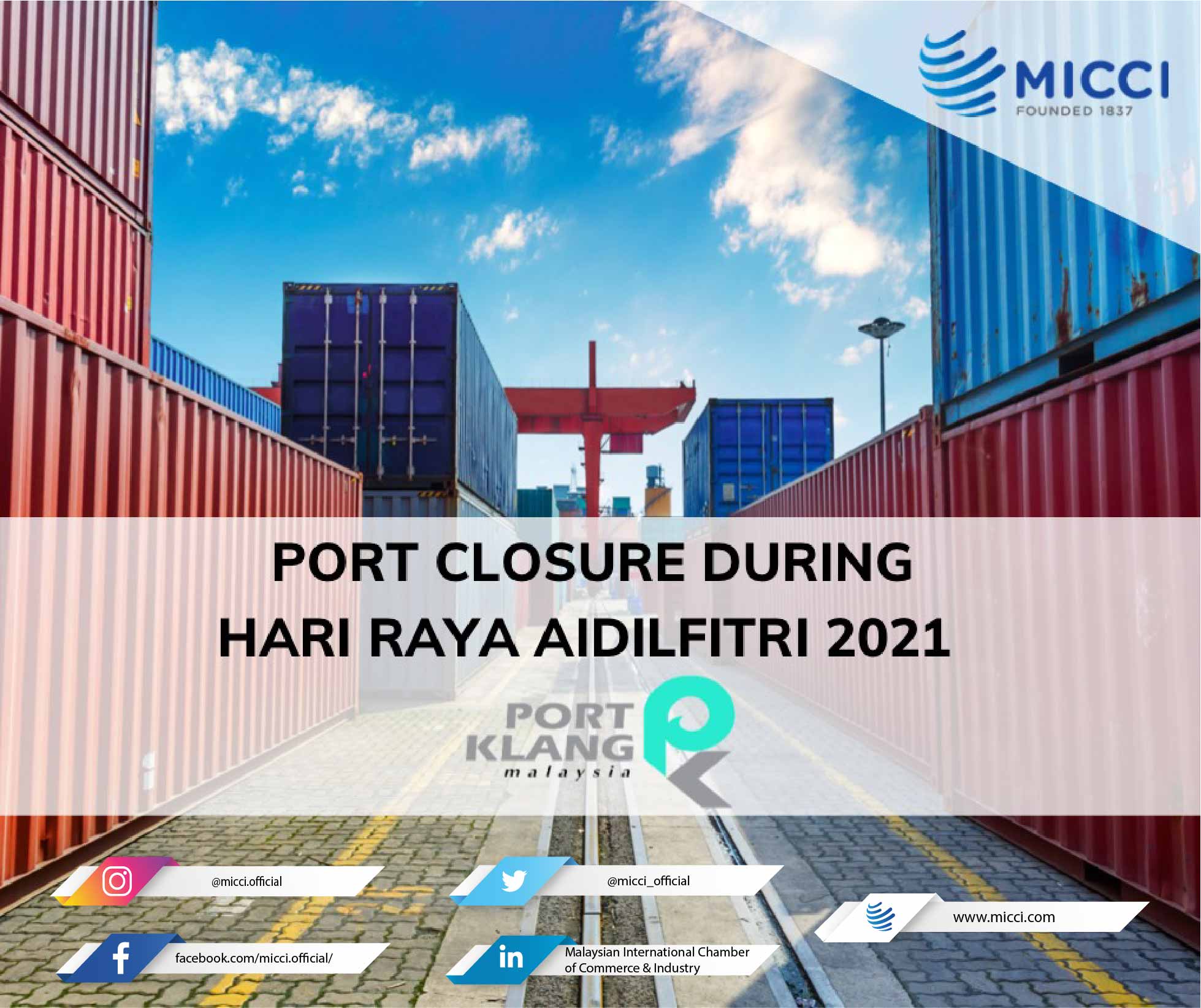 Hari Raya Port Closures